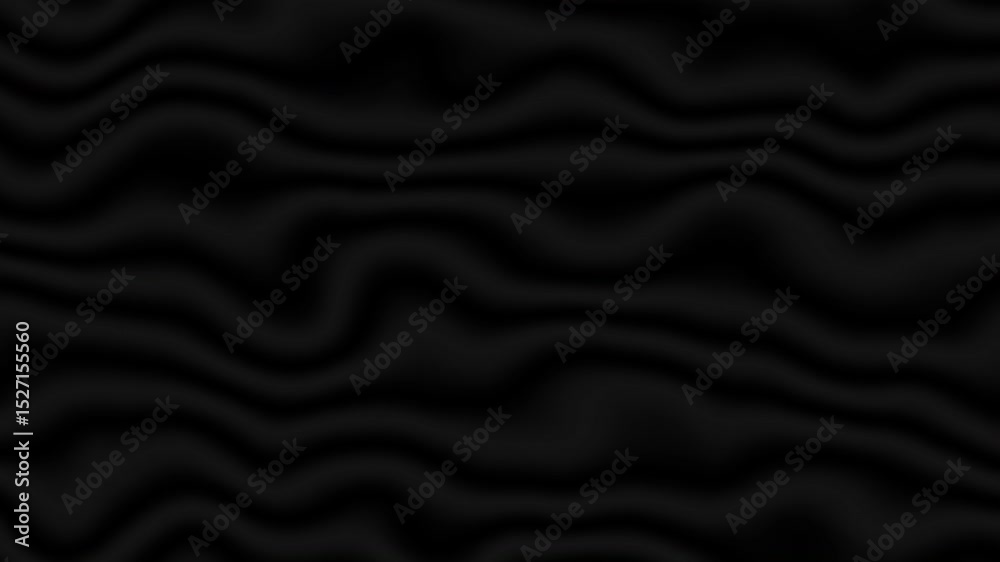 Poster Black graphic gradient background with animation. Dark loop background