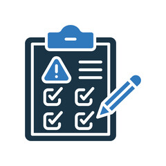 Fototapeta premium Assessment mixed color icon