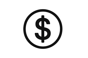 Obraz premium Dollar sign icon