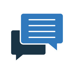 Comment Box mixed color icon