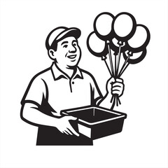 balloon seller