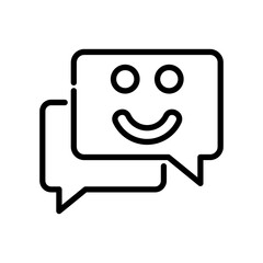 Emoji Picker line icon