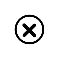 Fototapeta premium Check mark and cross icon big set vector illustration.