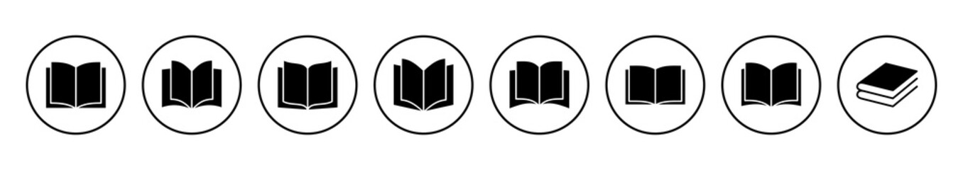 Book icon vector. open book icon vector. ebook icon