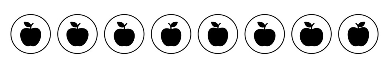 Apple icon vector. Apple vector icon. apple symbols for your web design.