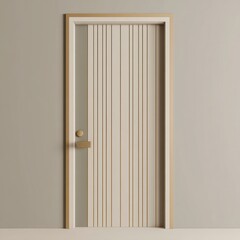 Modern minimalist beige door