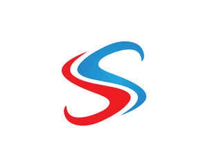 Business corporate letter S logo design vector