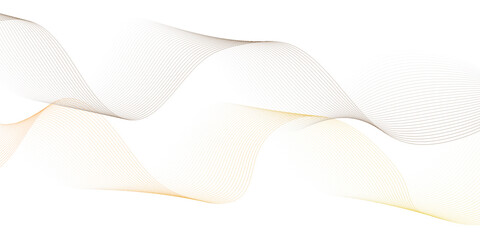 Abstract line wave background. Technology abstract lines on white background. Undulate Grey Wave Swirl, frequency sound wave, twisted curve lines with blend effect