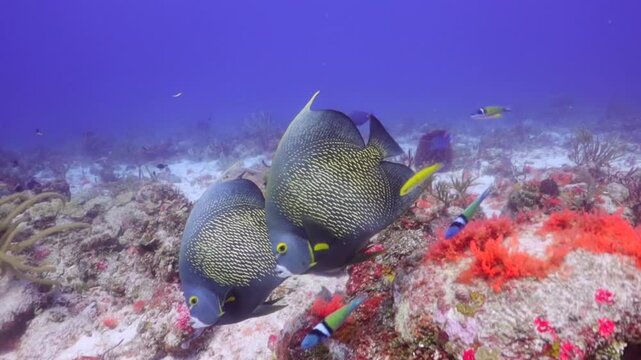 Pez Angel o Cachama Negra (pomacanthus paru)
