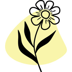 Aesthetic Blob Flower