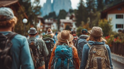 Group tours offer organized travel with set itineraries, led by guides, providing convenience and chances to socialize with fellow travelers.
