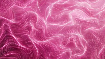 Obraz premium Abstract pink and white wavy lines background.