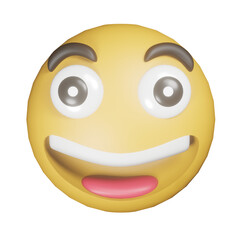 3D Laugh Emoji Icon