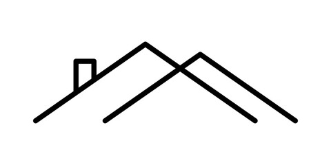 House roof logo icon