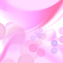 Pink Hearts Bokeh Background - Romantic background featuring many pink hearts and bokeh lights on a white background. Perfect for Valentine's Day or wedding designs