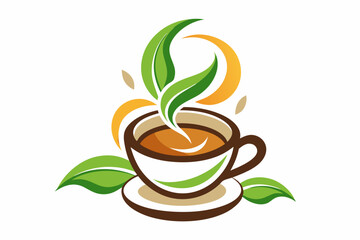 tea cup saucer tea leaves