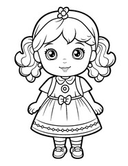 Black and White color pages for kids