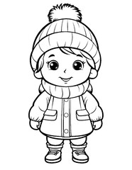 Black and White color pages for kids