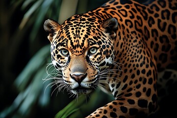 Obraz premium close up of a leopard