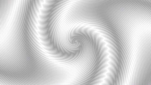 White and grey wave dynamic pattern motion, seamless lines animation with fabric texture design background. Loop spiral background