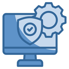 Digital Rights Management Icon Element For Design