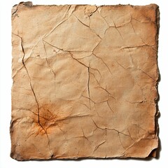Vintage Textured Paper with Cracks and Discoloration