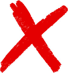 빨강, X, 표시, 심플, 그래픽, 빨간 X 표시, 기호, 연필, 손글씨, 엑스, 틀림, 십자,빨간색,X표시,강렬한,단순한,명확한