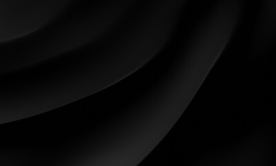 Abstract black wave. Dark ripple background