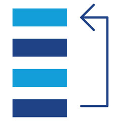 Priorities Dual Tone Icon Element For Design