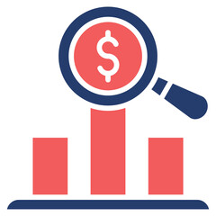 Competitive Analysis mixed color icon