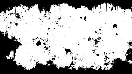 Distressed Grunge Border Texture with Splatter Effects and Vintage Overlay Design