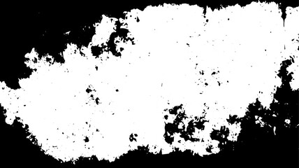 Fototapeta premium Distressed Grunge Frame Texture, High Contrast Black and White Border Overlay for Vintage and Urban Designs