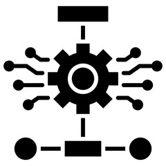 Algorithm Glyph Icon