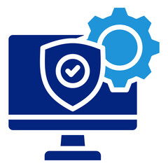 Digital Rights Management Icon Element For Design