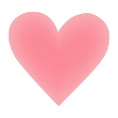 暖かいピンク色のハート