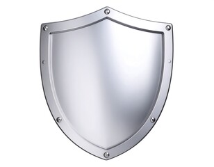 Silver shield, polished metal