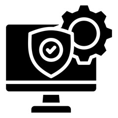 Digital Rights Management Icon Element For Design