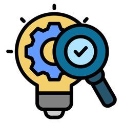 Research And Development Icon Element For Design