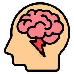 Brainstorming Icon Element For Design