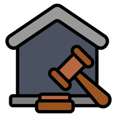 Litigation Icon Element For Design