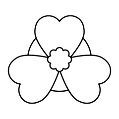 Winter Flower outline icon