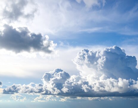blue sky with clouds - Powered by Adobe