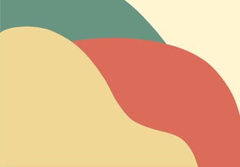 Abstract vector illustration with colorful wave patterns for a modern business design or web banner background