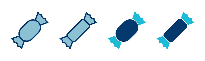 Candy icon vector isolated on white background. Candy vector icon