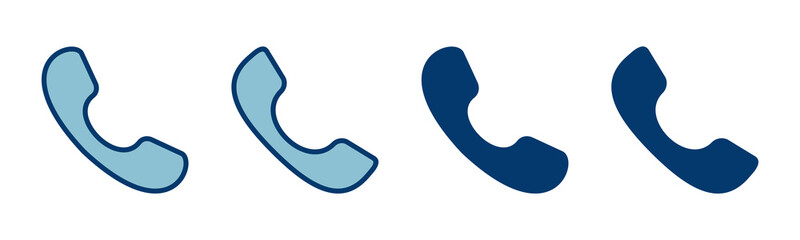 Call icon vector isolated on white background. Phone icon vector. mobile phone. telephone icon