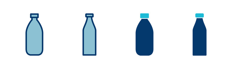 Bottle icon vector isolated on white background. Bottle vector icon