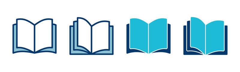 Book icon vector isolated on white background. Book vector icon. ebook icon