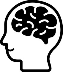 머리 두뇌 아이콘