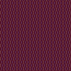 Simple geometric polka dot pattern Small scale silhouette blue yellow polka dots on a dark chocolate brown background Minimalist style design