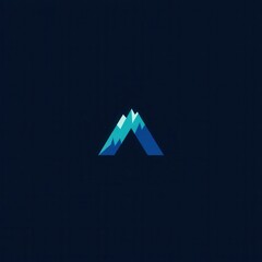 Simple mountain  design.